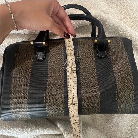 FENDI Vintage Pequin Boston Bag - Picture 15 of 16